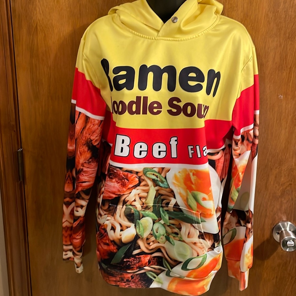 Ramen soup hooded sweatshirt
